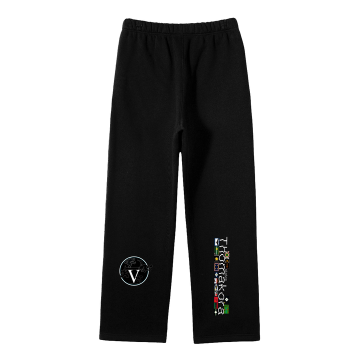 Streetwear Unisex Solid Color Fleece Straight Leg Pants
