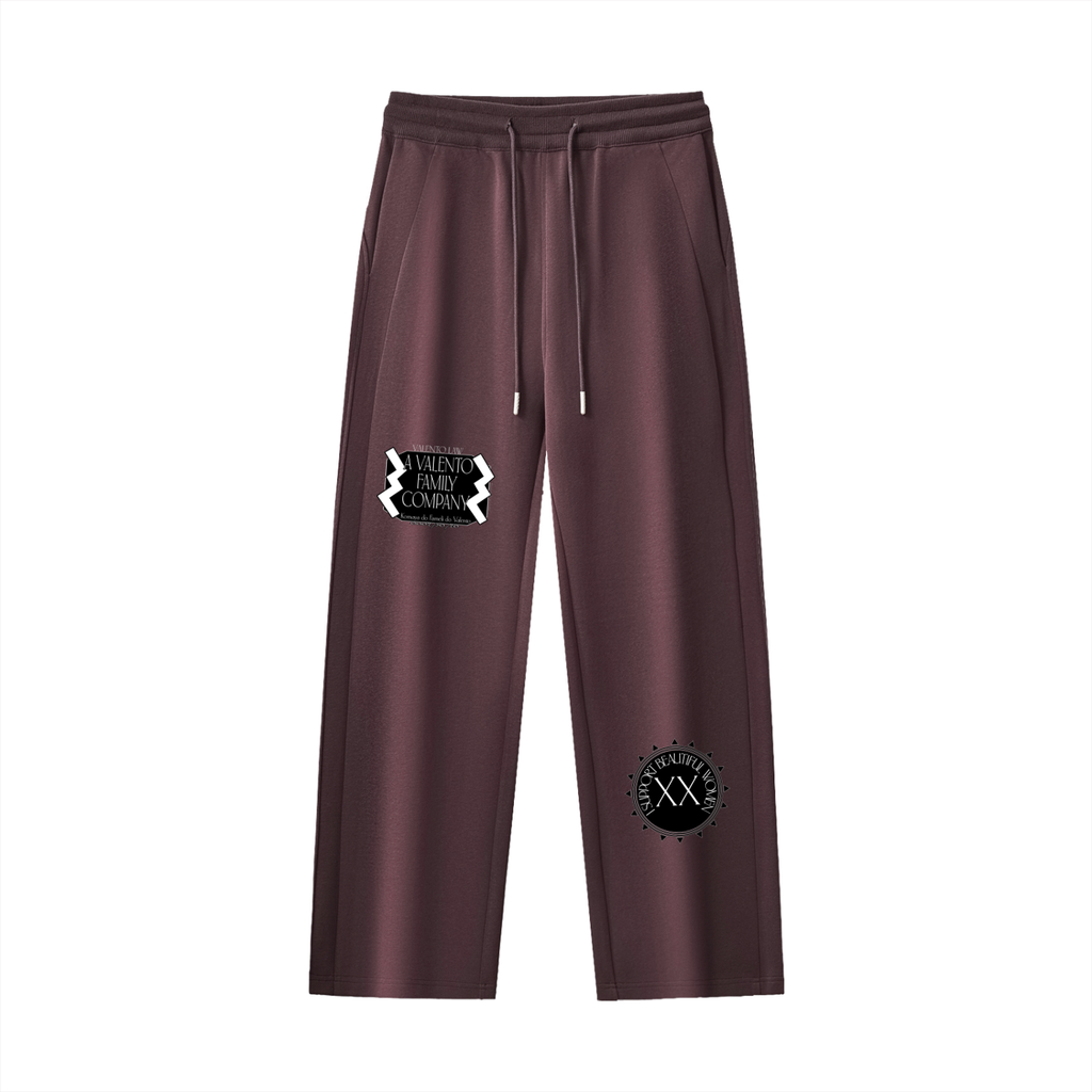 Essential Drawstring Straight-Leg Sweatpants