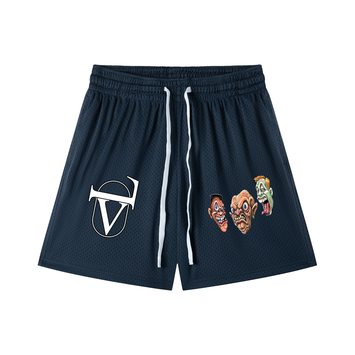 Mesh Drawstring Shorts