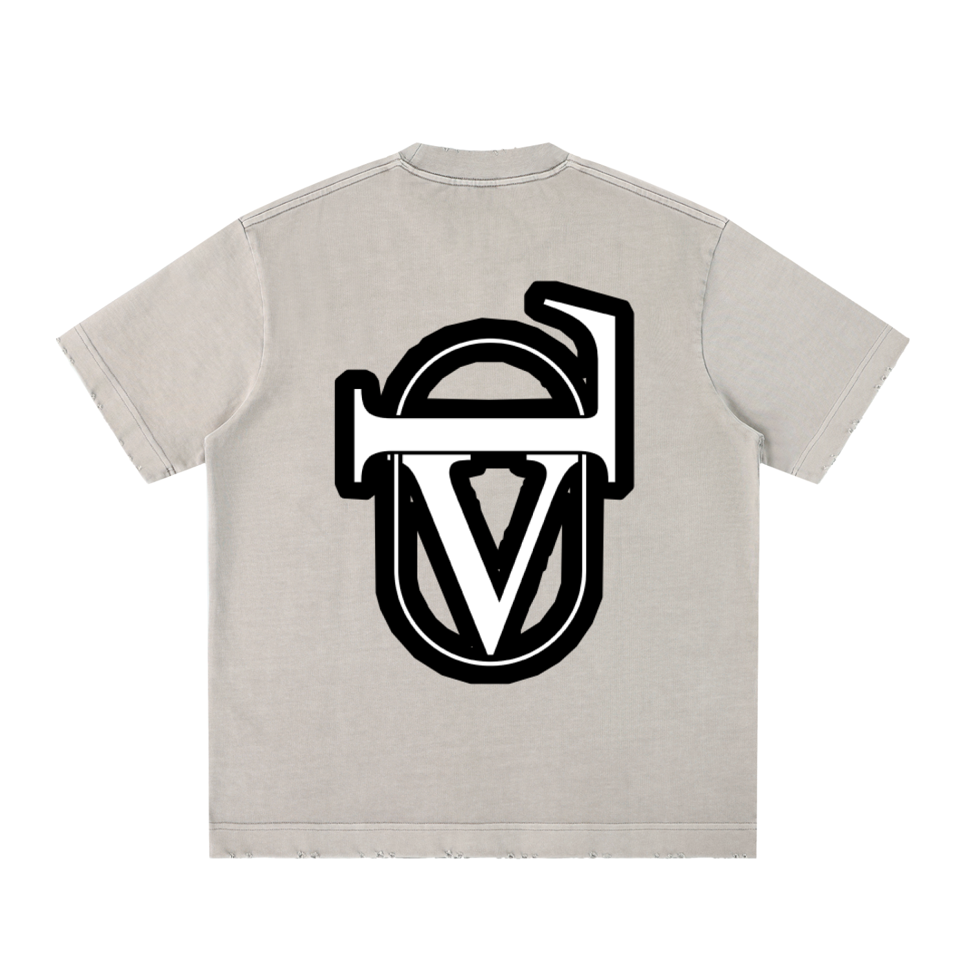 Heavyweight Vintage Washed Frayed T-Shirt