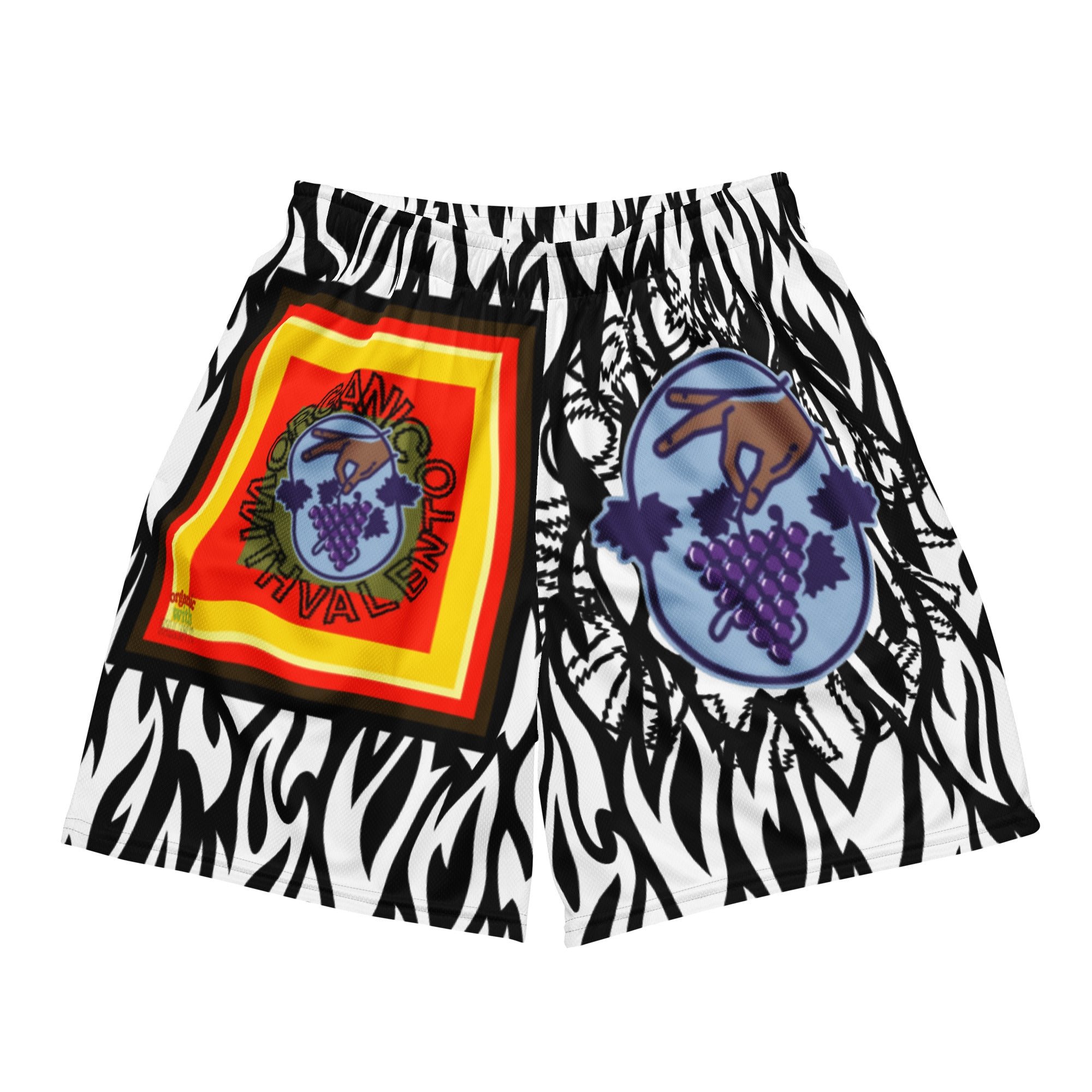 Unisex mesh ORGANIC WITH VALENTO shorts