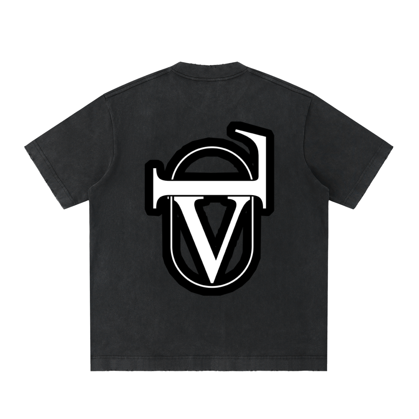 Heavyweight Vintage Washed Frayed T-Shirt