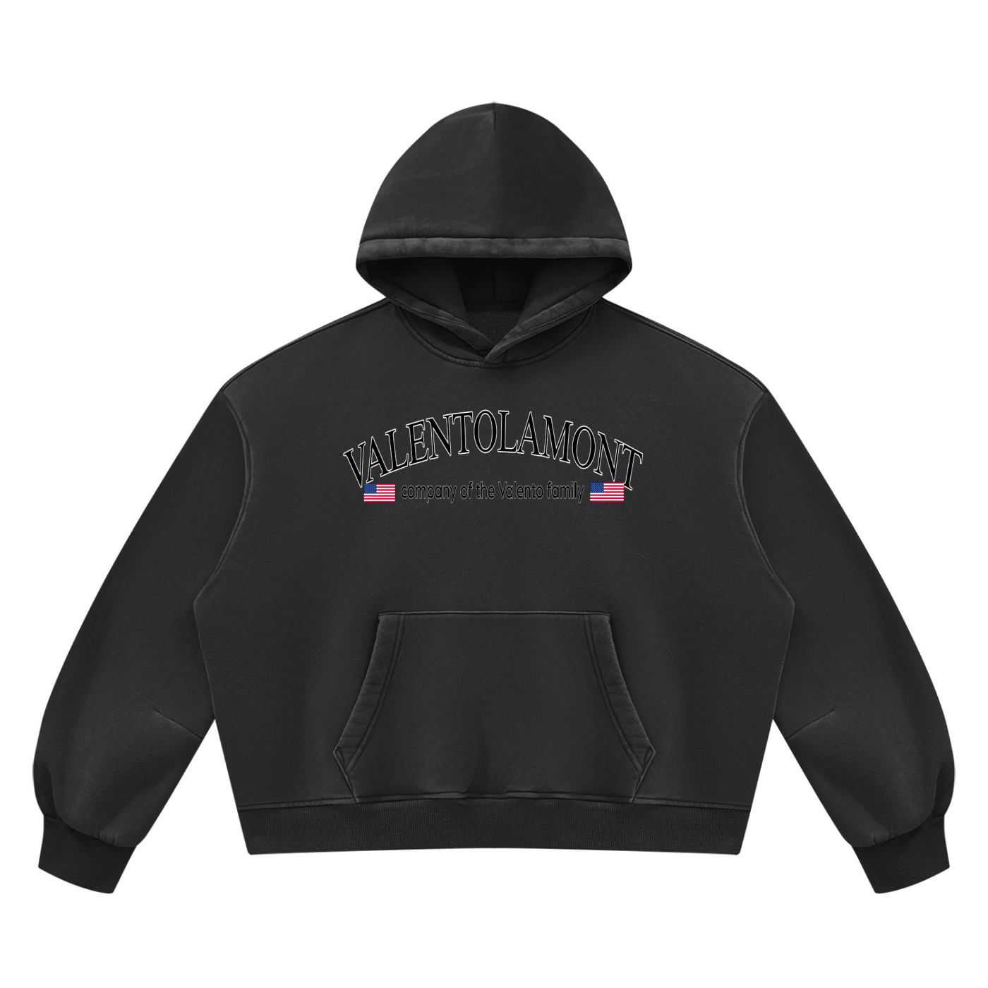 V Wash Boxy Fleece Hoodie