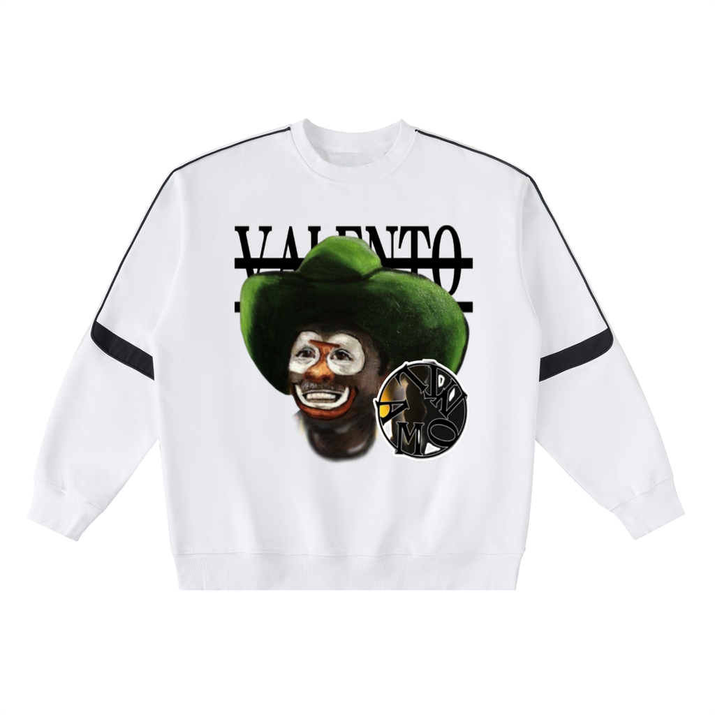 Oversized Crewneck Taped Sweatshirt