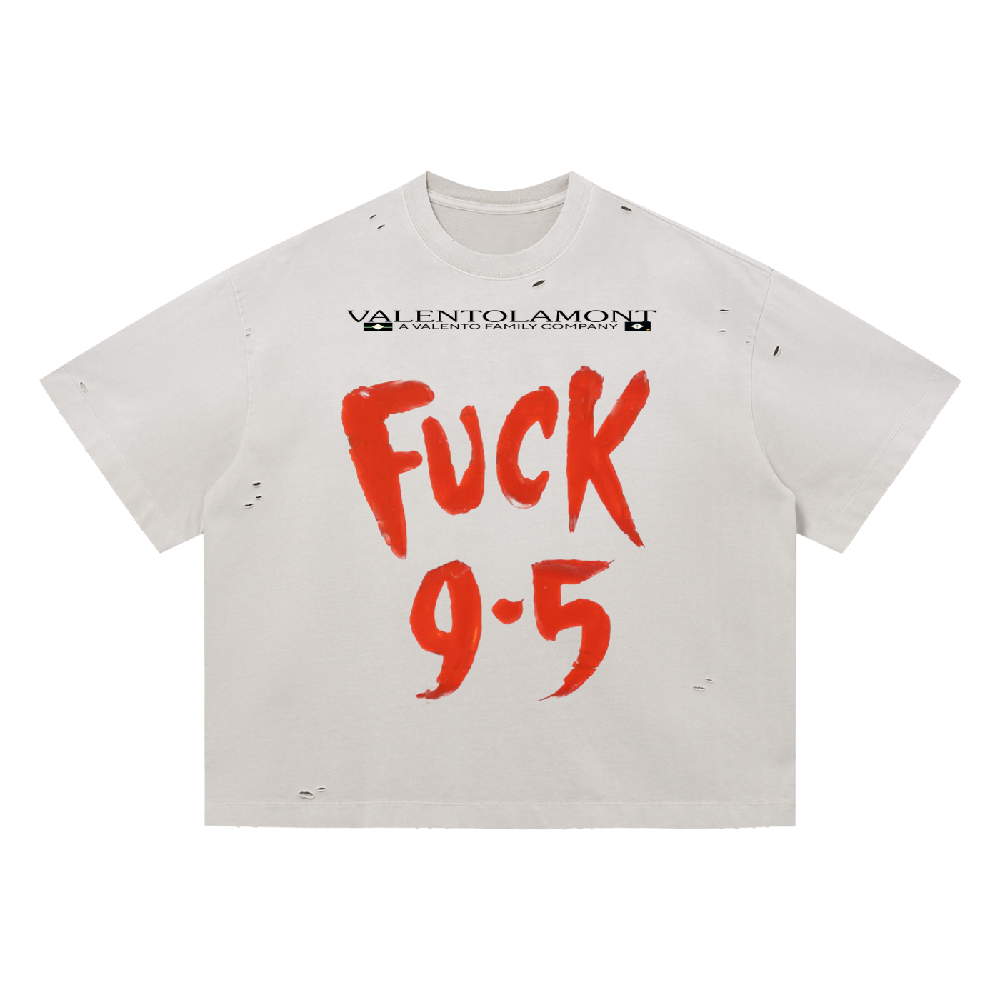 Vintage Washed Distressed Boxy Oversized T-Shirt