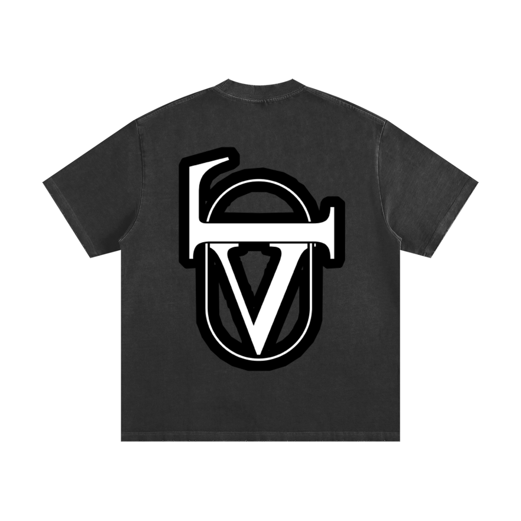 Heavyweight Vintage Washed Frayed T-Shirt