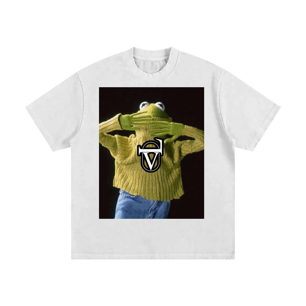 Heavyweight Vintage Washed Frayed T-Shirt