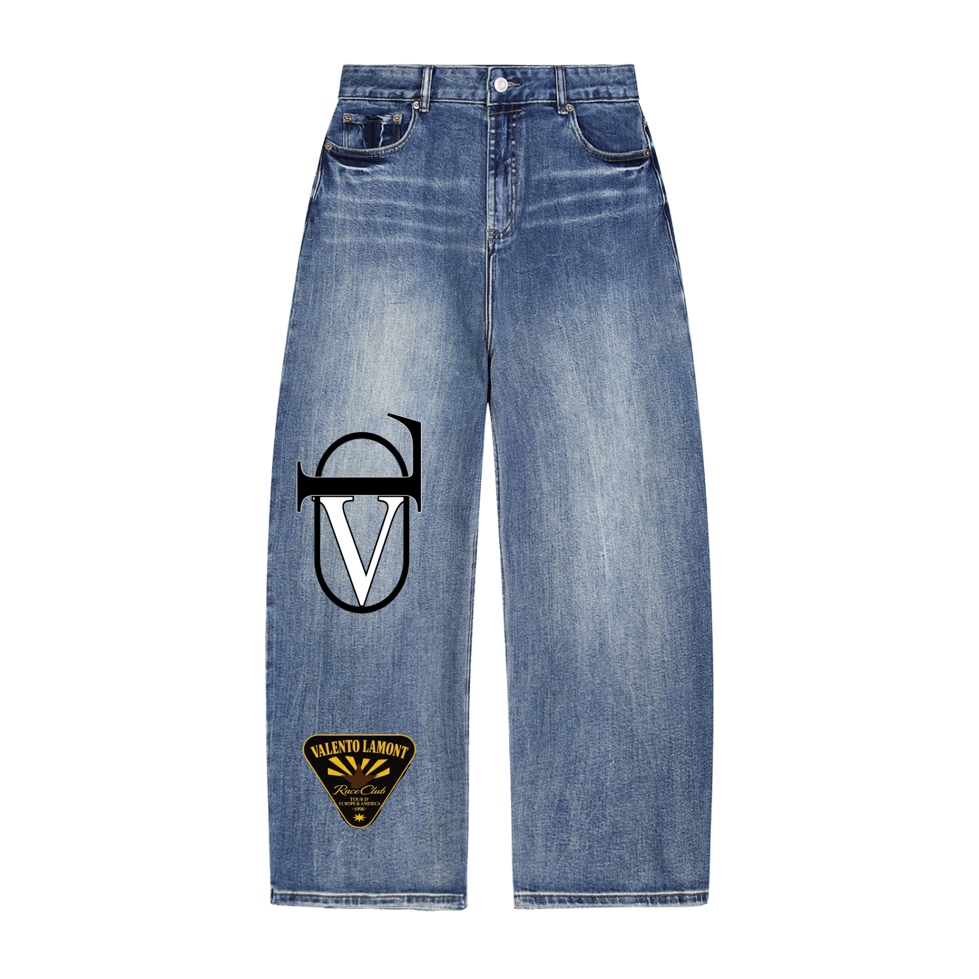 Sun Fade Heavyweight Denim Jeans