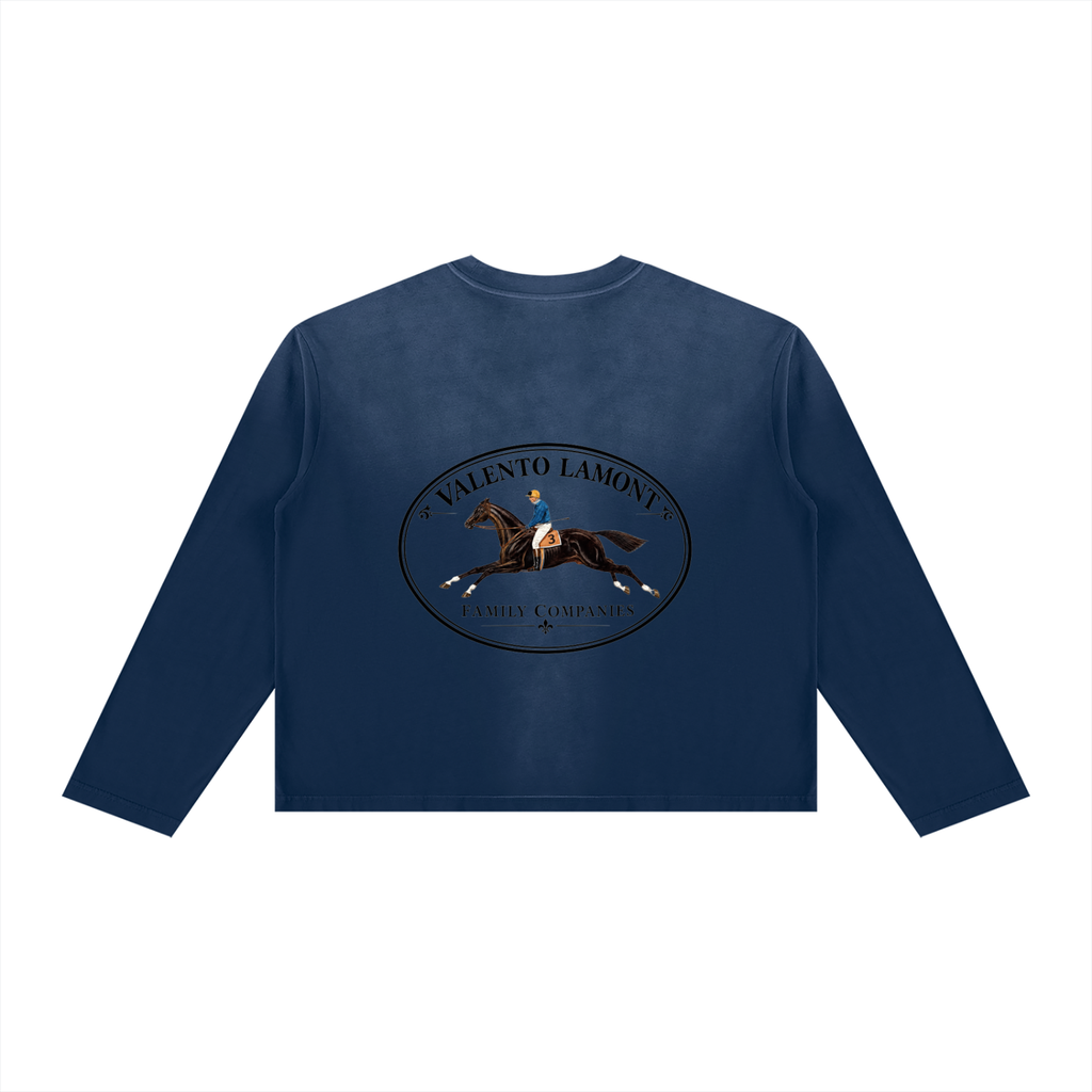 Unisex Sunfade Boxy Long Sleeve T-Shirt