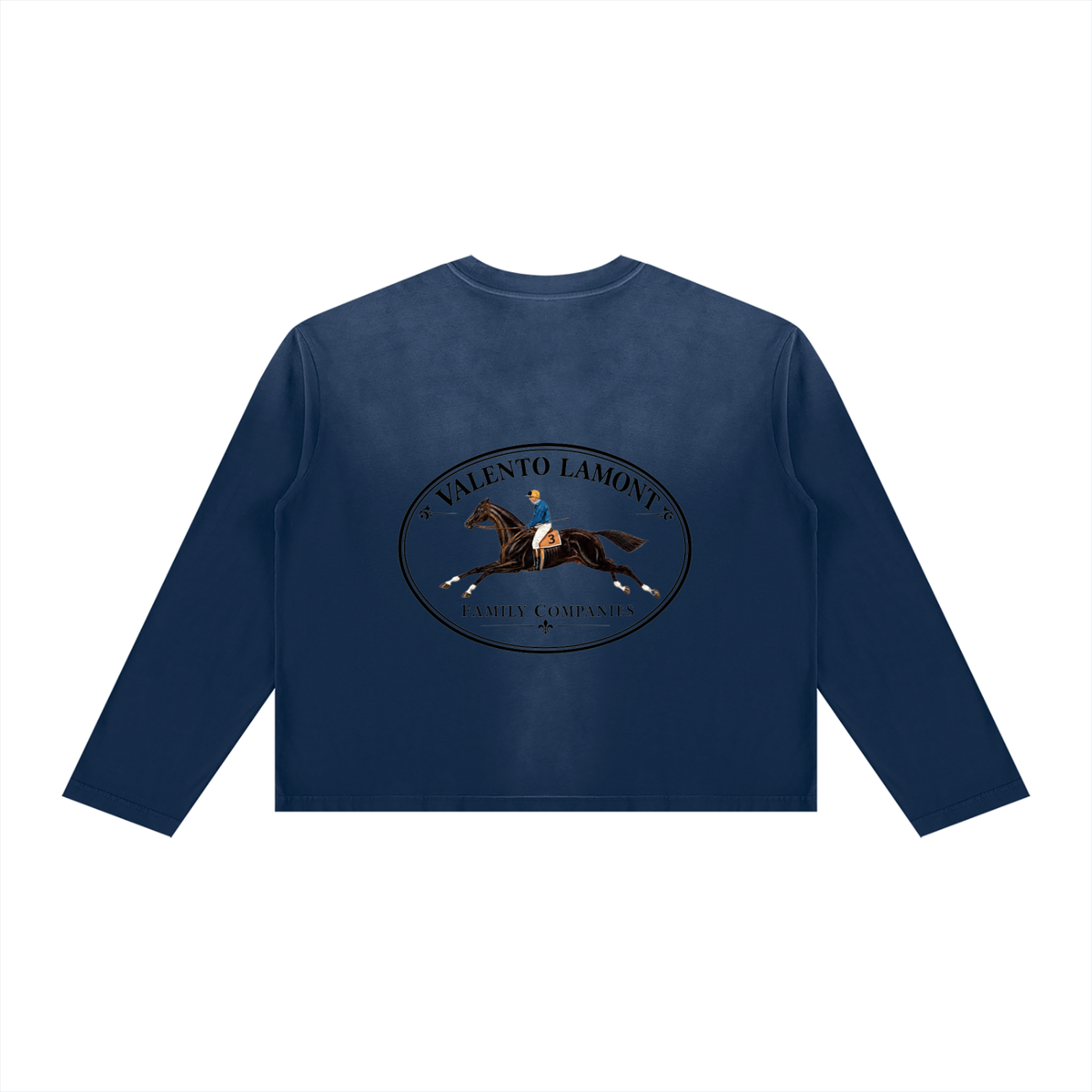 Unisex Sunfade Boxy Long Sleeve T-Shirt