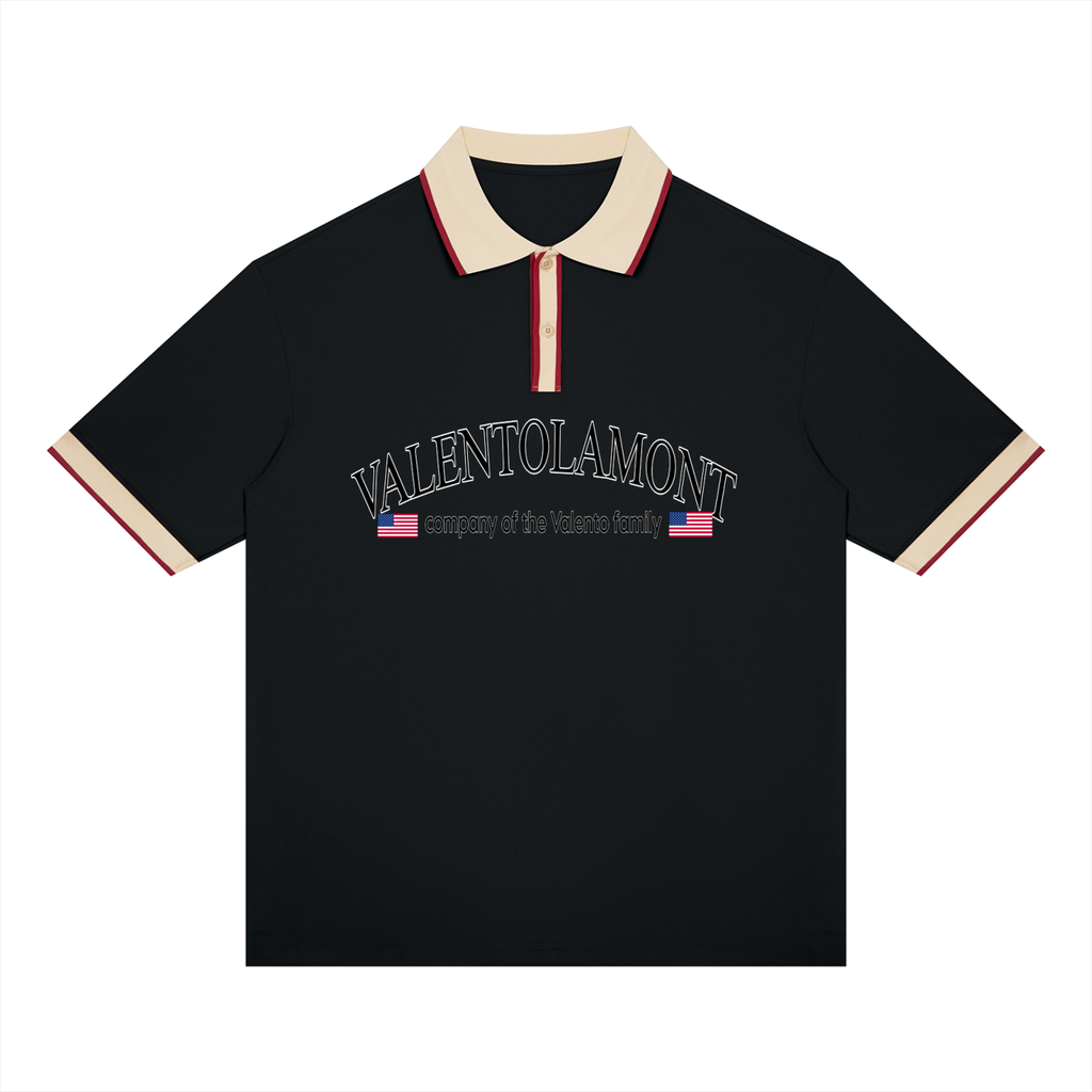 V Block Polo Shirt
