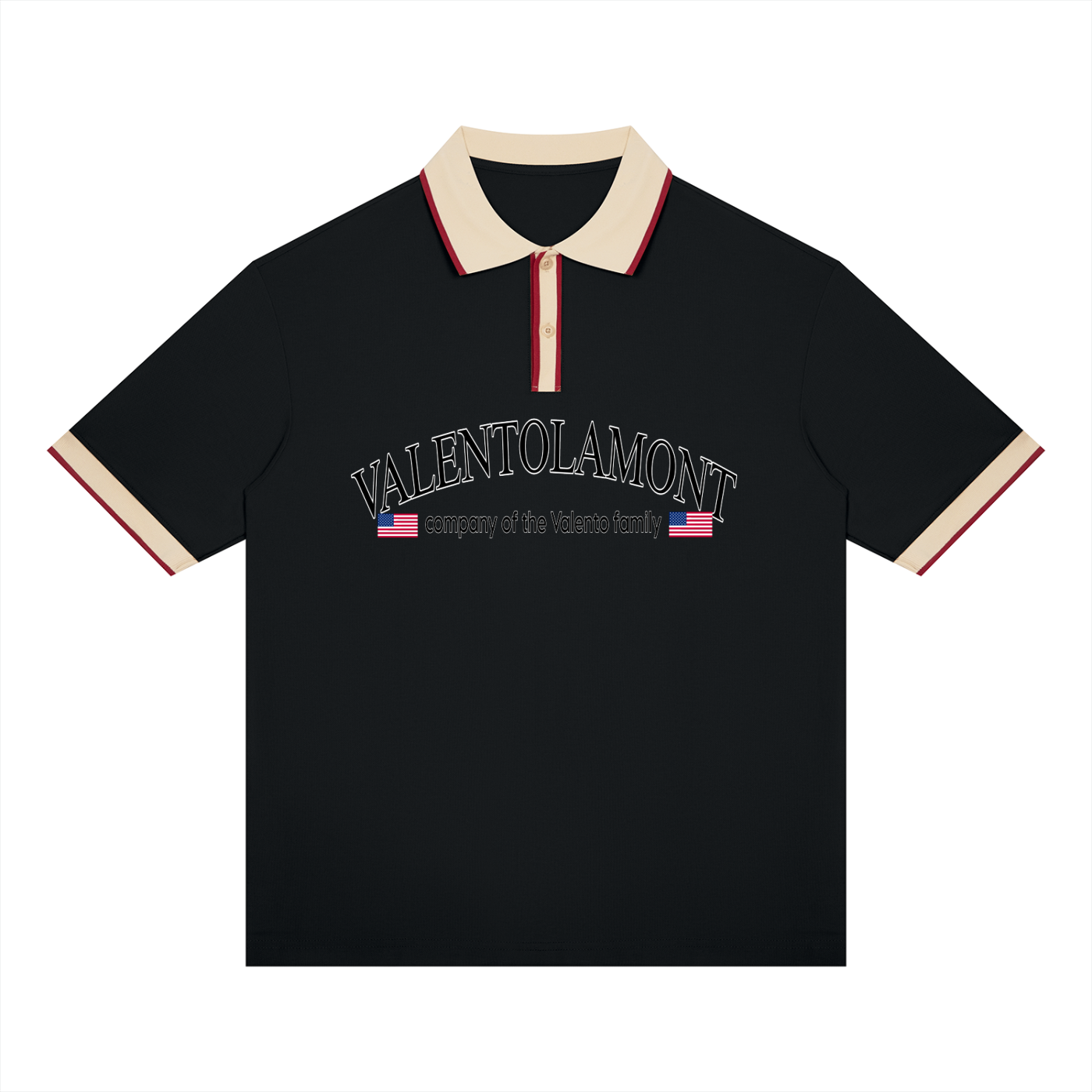 V Block Polo Shirt