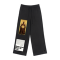 Fleece Drawstring Straight-Leg Sweatpants