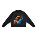 Essential Fleece Mock-Neck Crew Sweatshirt