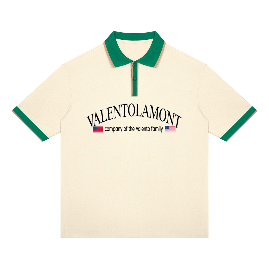 V Block Polo Shirt