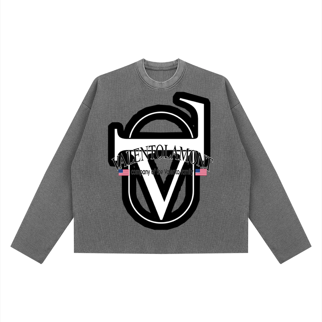 Unisex Vintage Wash Boxy  Waffle Raw Edge T-Shirt