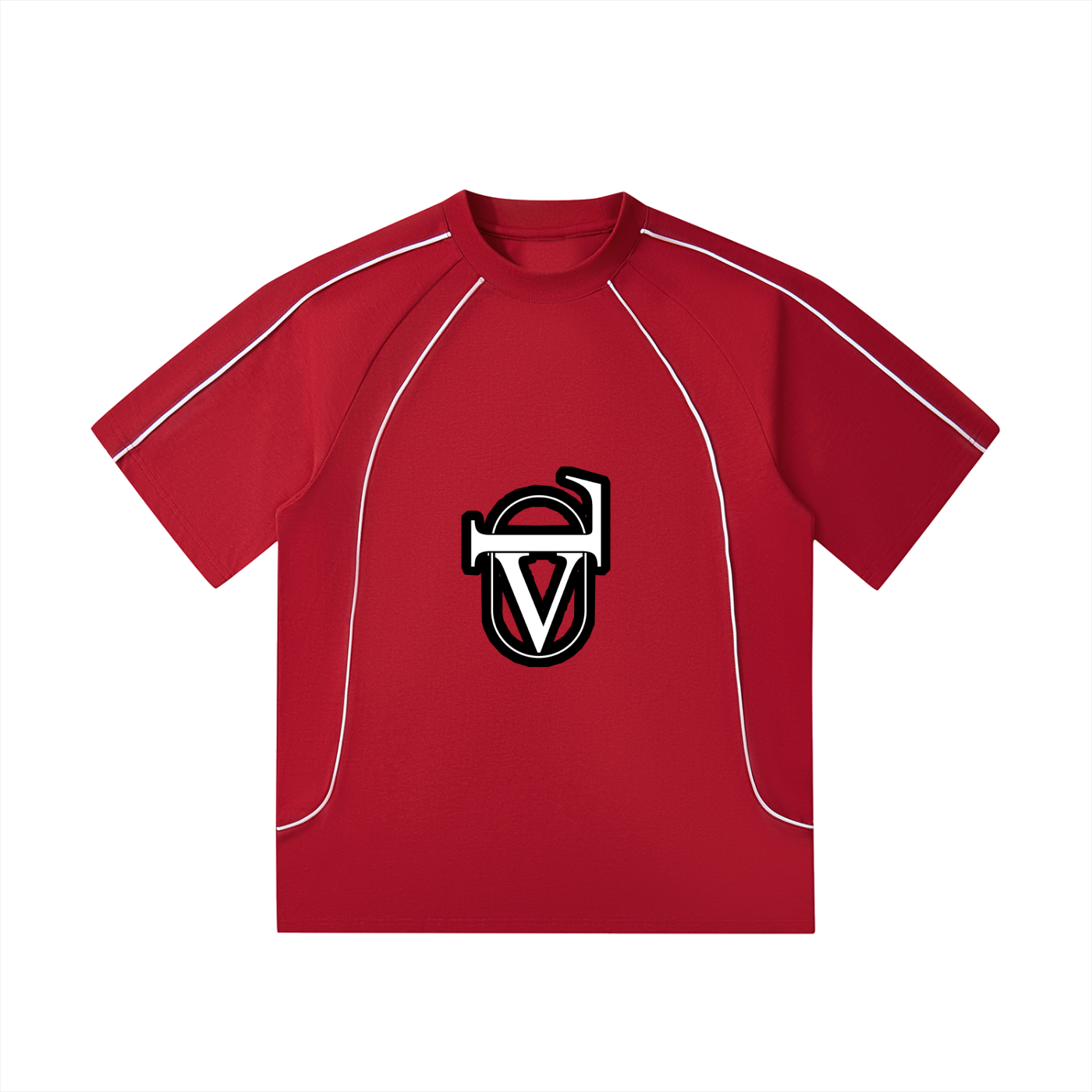 Contrast Stitch Raglan T-Shirt