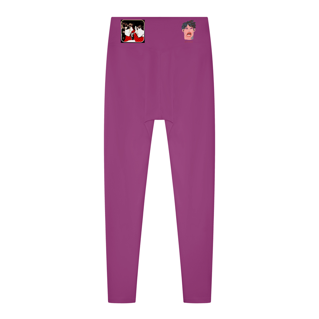 Women's Solid High Rise Leggings