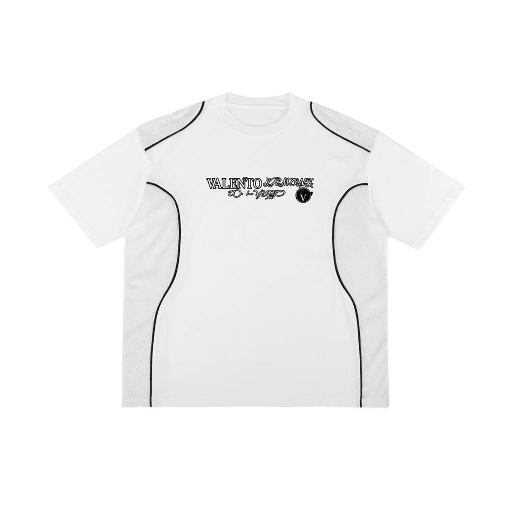 Contrast Piped Panel T-Shirt