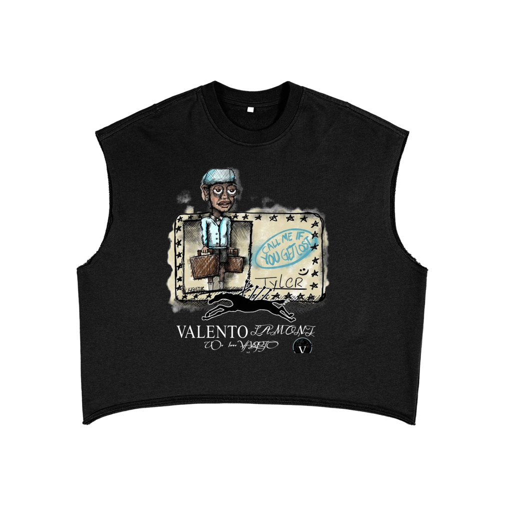 French Terry Boxy Tank Top