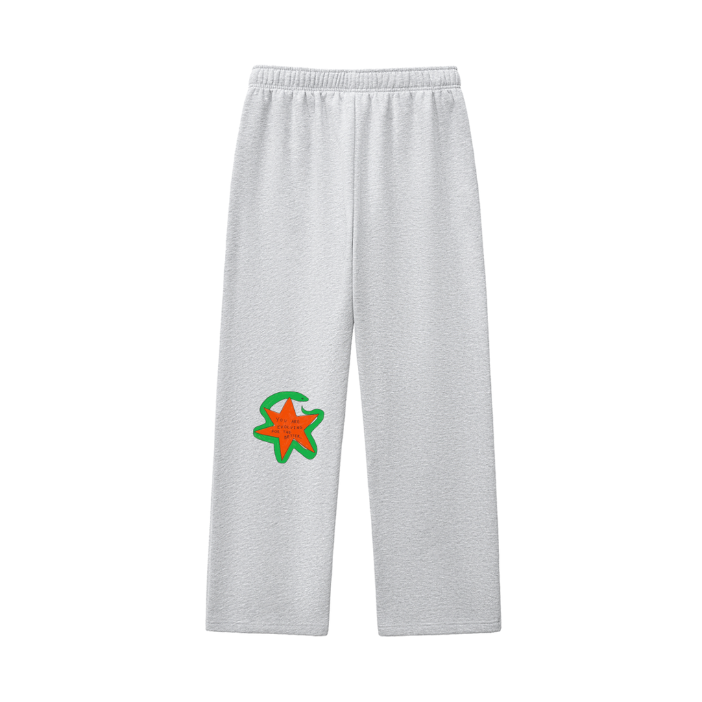 Contrast-Stitched Fleece Sweatpants