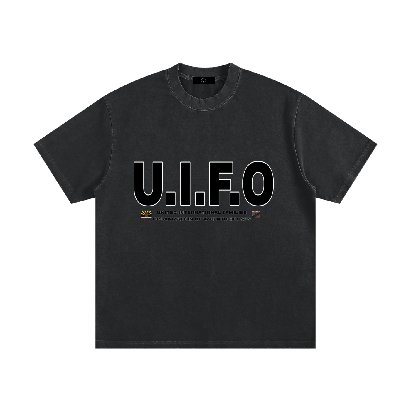 Heavyweight Vintage Washed Frayed T-Shirt