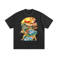 Heavyweight Vintage Washed Frayed T-Shirt