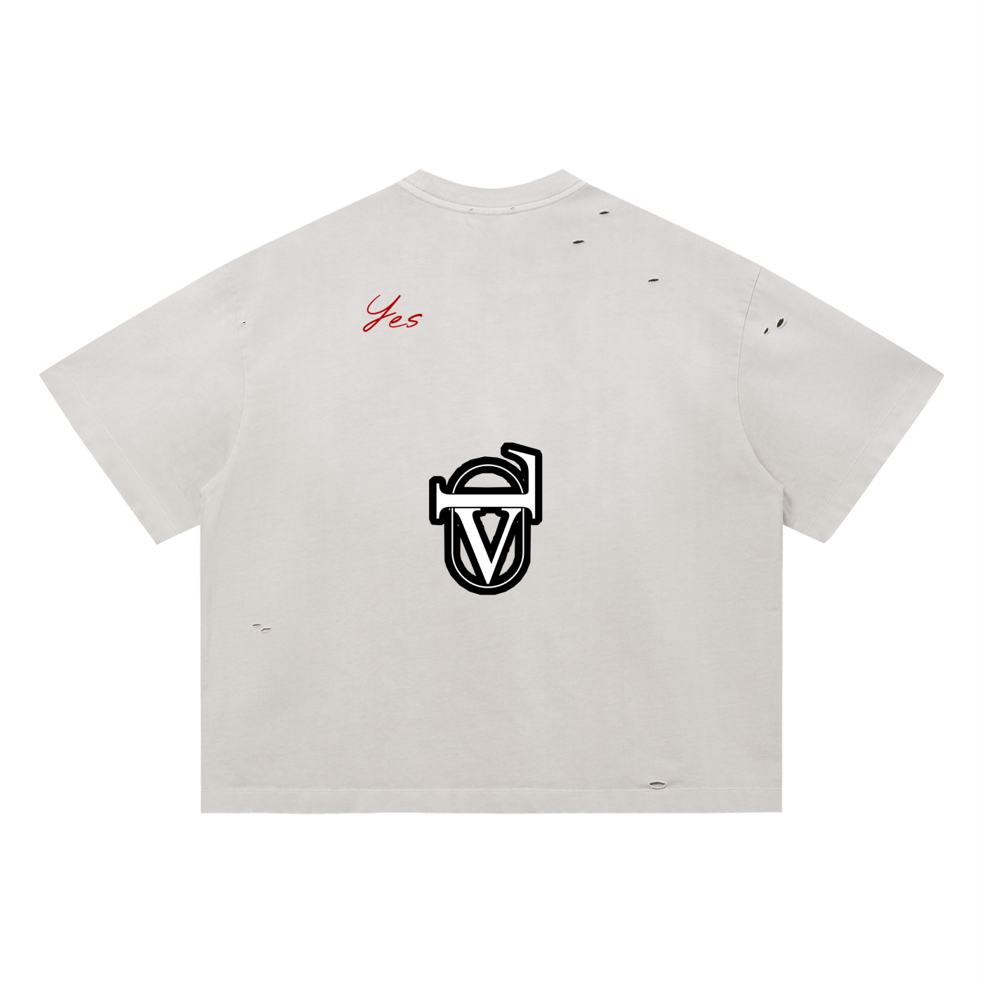 Vintage Washed Distressed Boxy Oversized T-Shirt