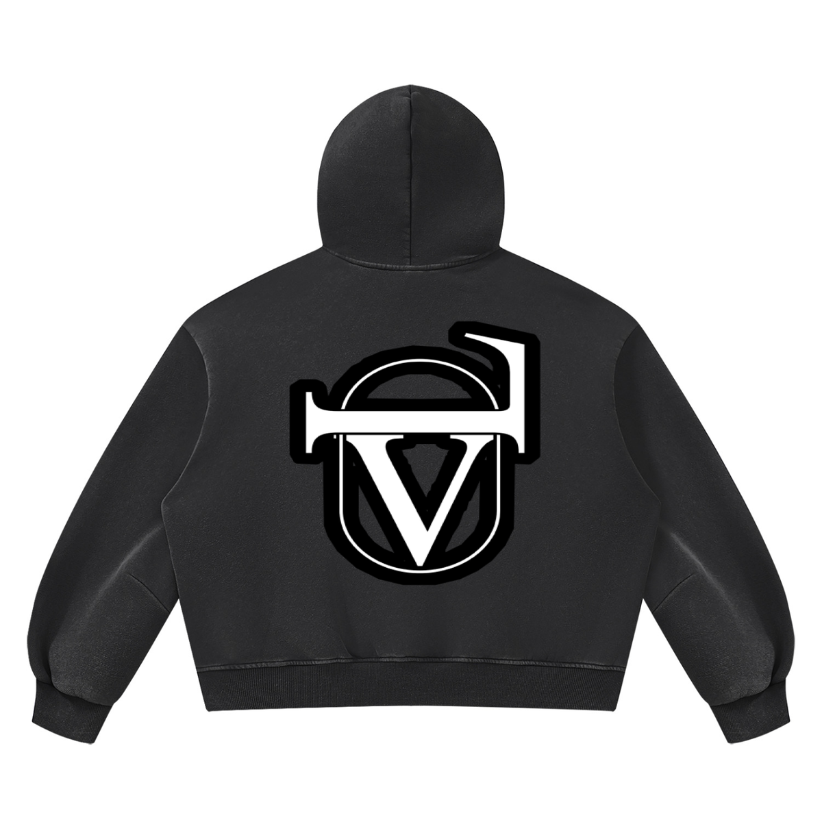 V Wash Boxy Fleece Hoodie
