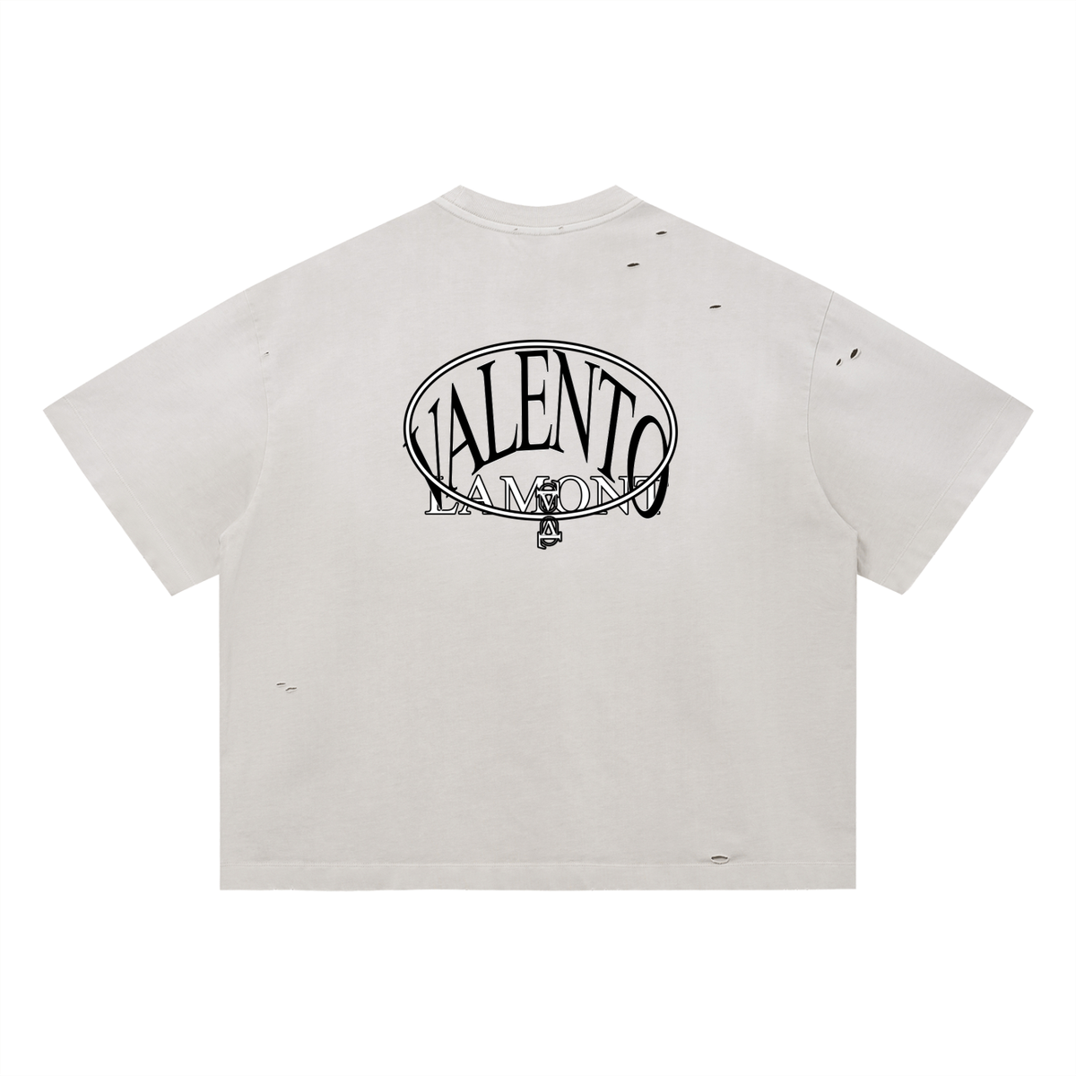 Vintage Washed Distressed Boxy Oversized T-Shirt