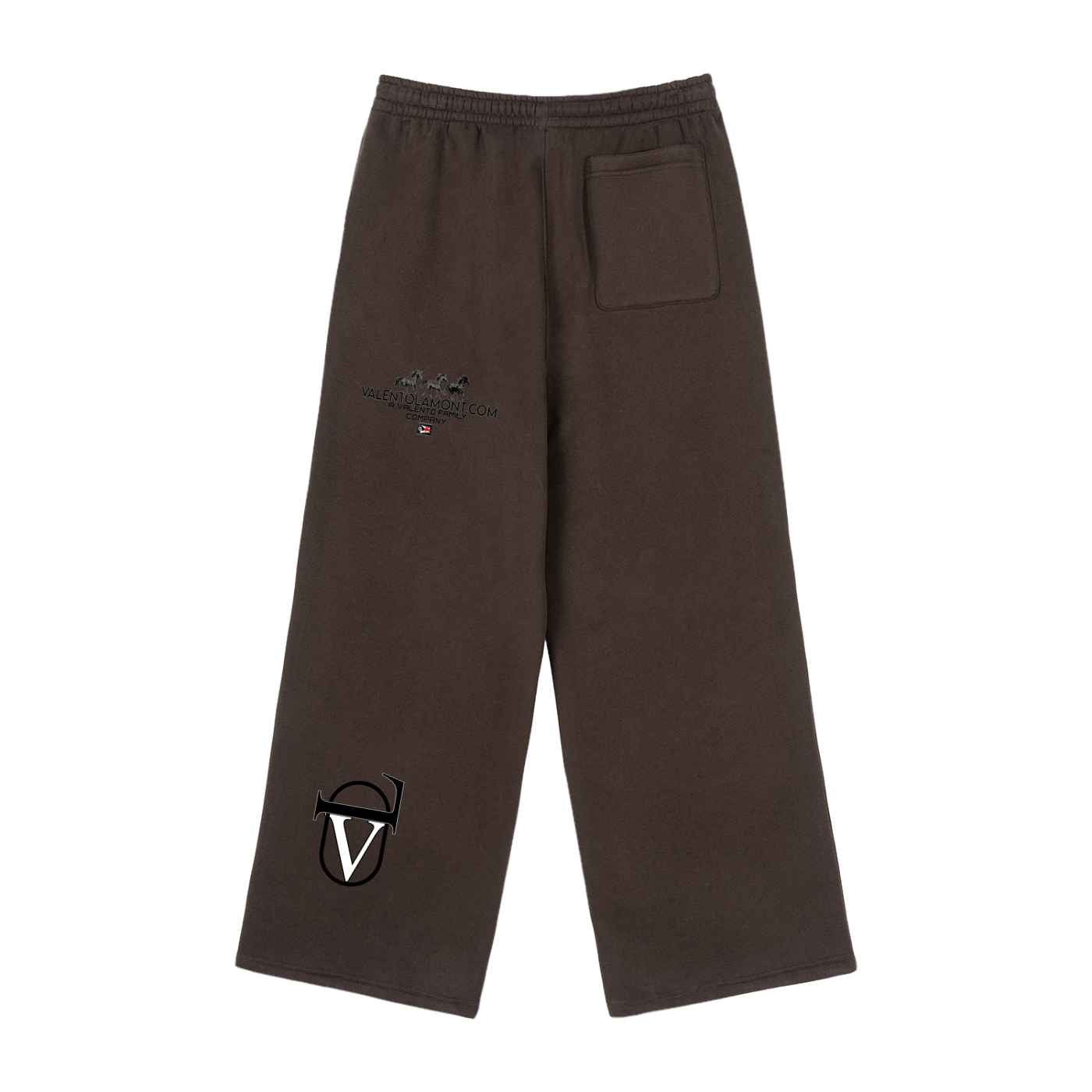 Fleece Drawstring Straight-Leg Sweatpants