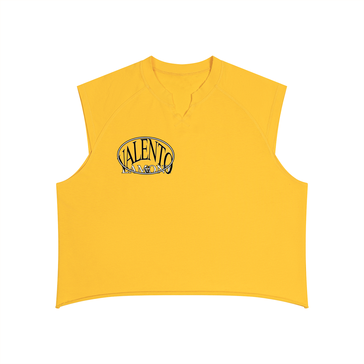 Men’s Boxy Raw Hem Tank Top