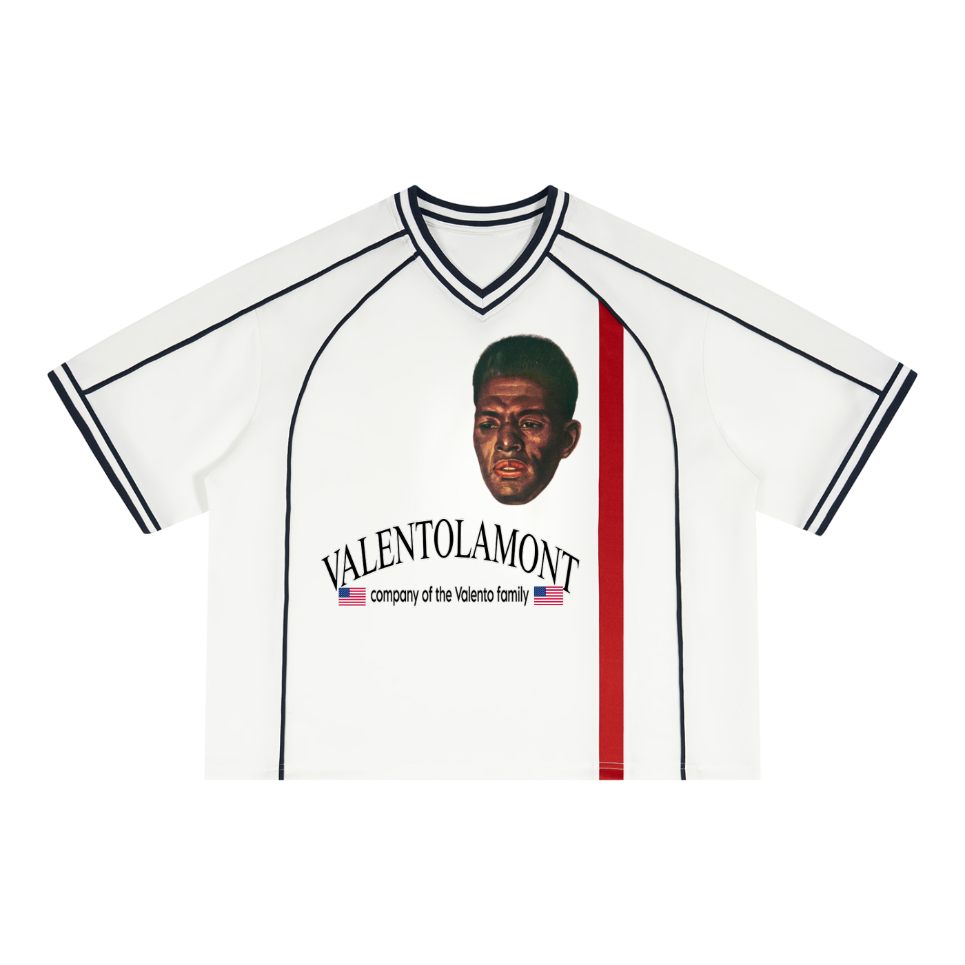 Unisex Boxy V-Neck Soccer Jersey