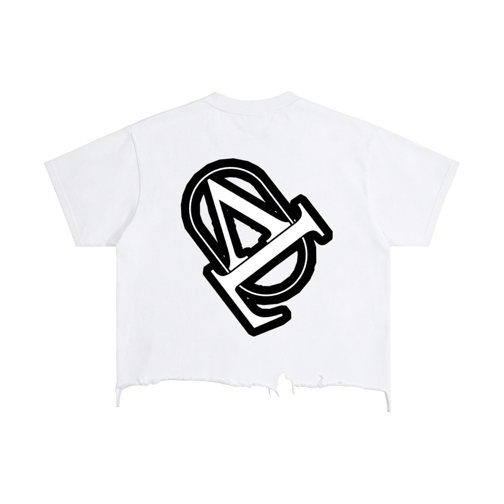 Vintage Wash Boxy Distressed Hem T-Shirt