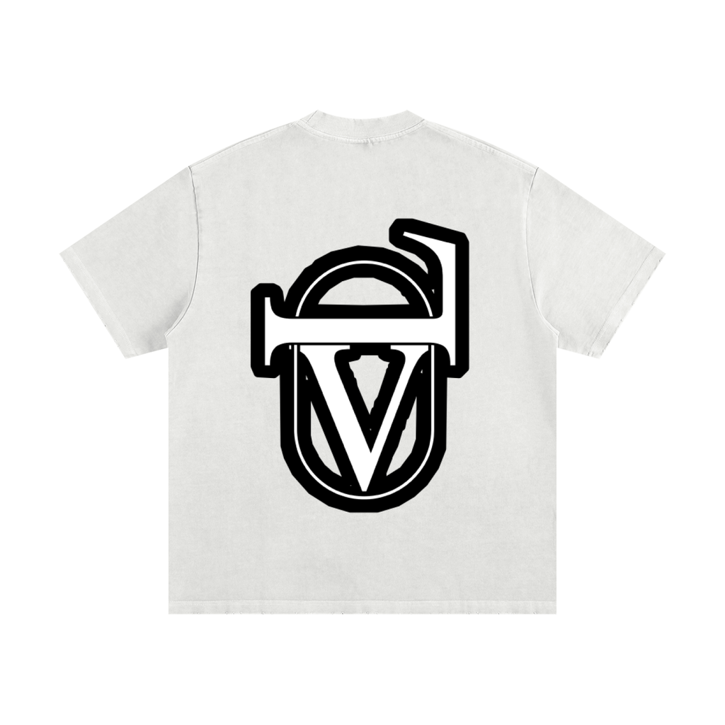 Heavyweight Vintage Washed Frayed T-Shirt