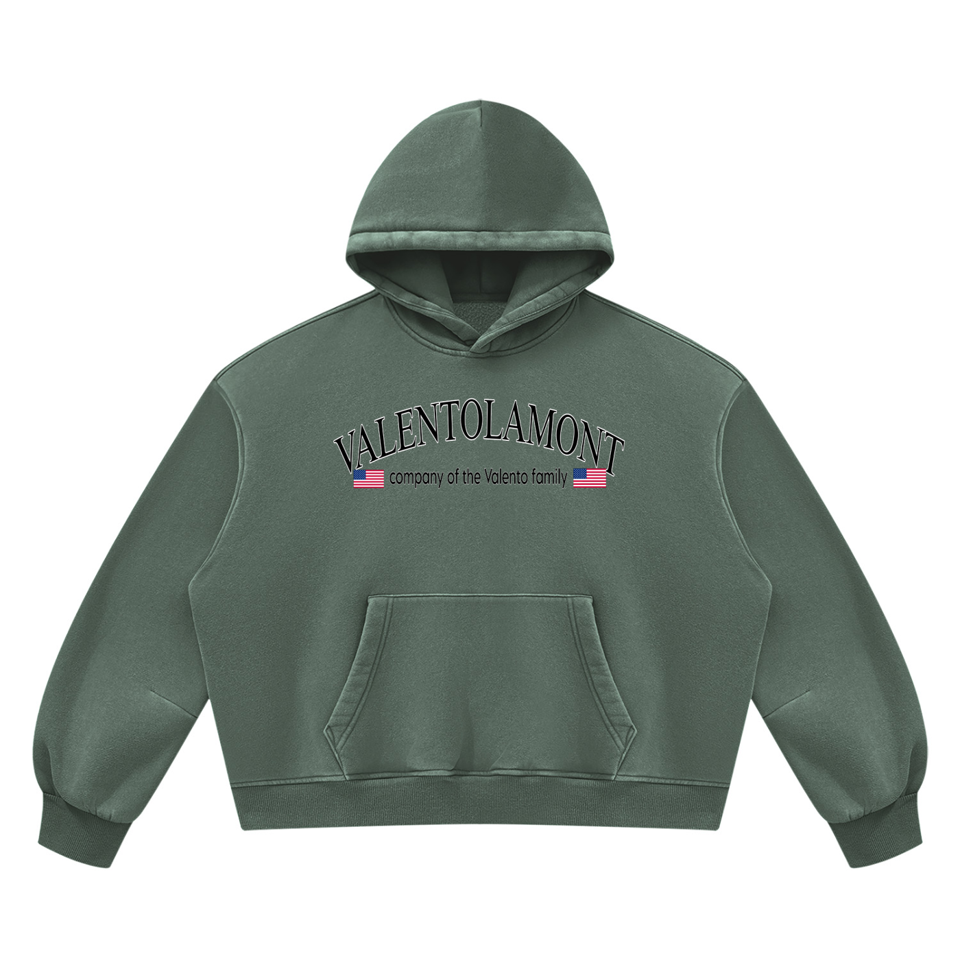 V Wash Boxy Fleece Hoodie
