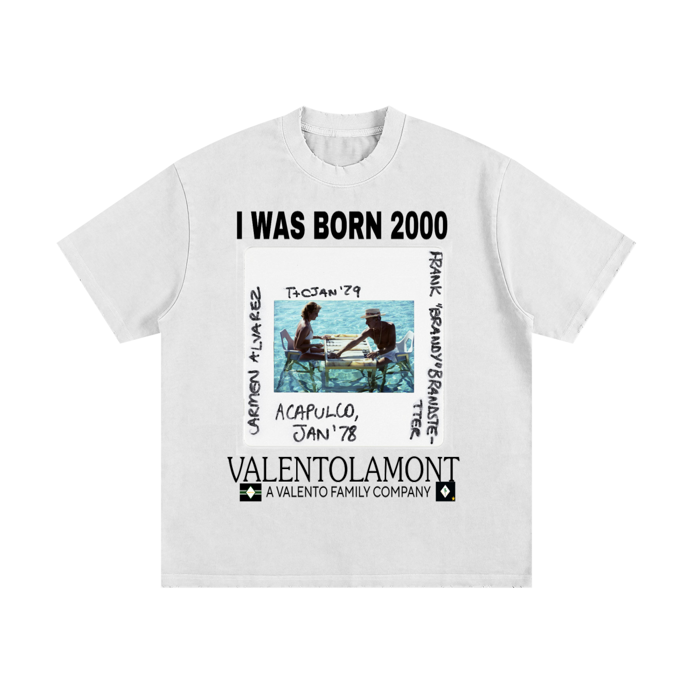 Heavyweight Vintage Washed Frayed T-Shirt