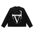 Unisex Vintage Wash Boxy  Waffle Raw Edge T-Shirt