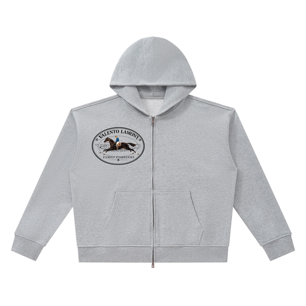 Unisex Heavyweight Full Zip Boxy Hoodie