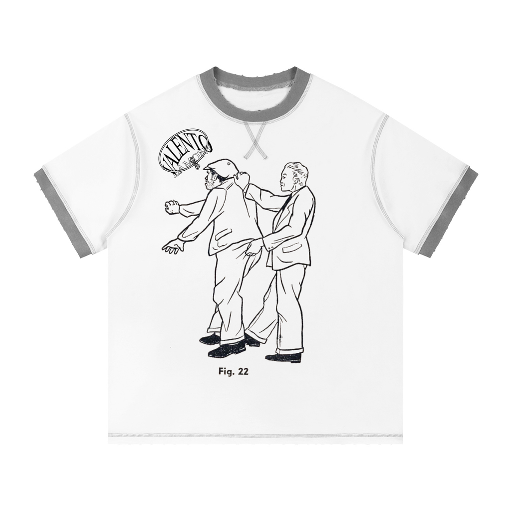 Unisex Contrast-Stitched Ringer T-Shirt