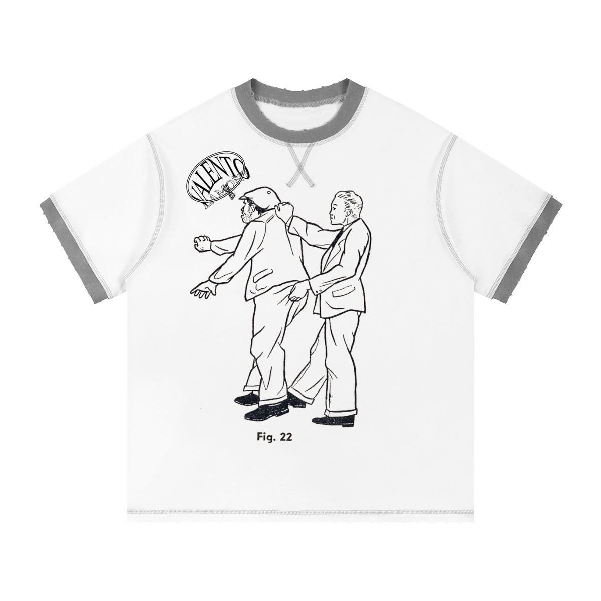 Unisex Contrast-Stitched Ringer T-Shirt