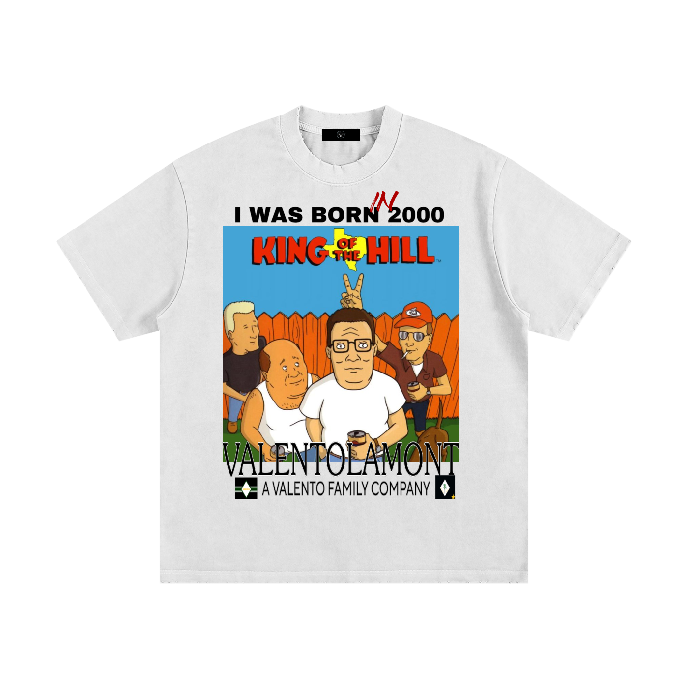 Heavyweight Vintage Washed Frayed T-Shirt