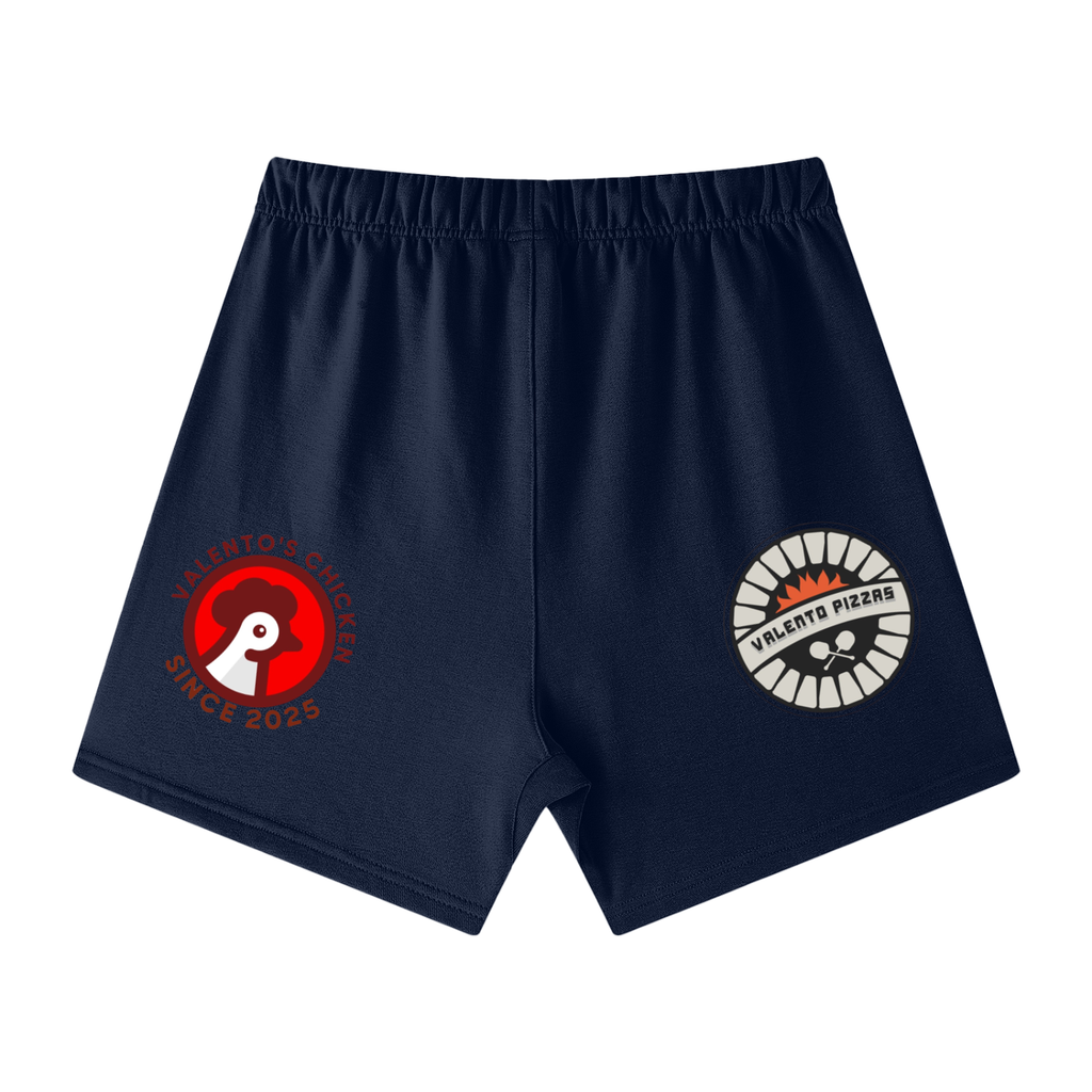 Unisex Earth Tone Loose Fit Cotton Shorts