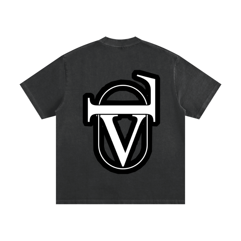 Heavyweight Vintage Washed Frayed T-Shirt