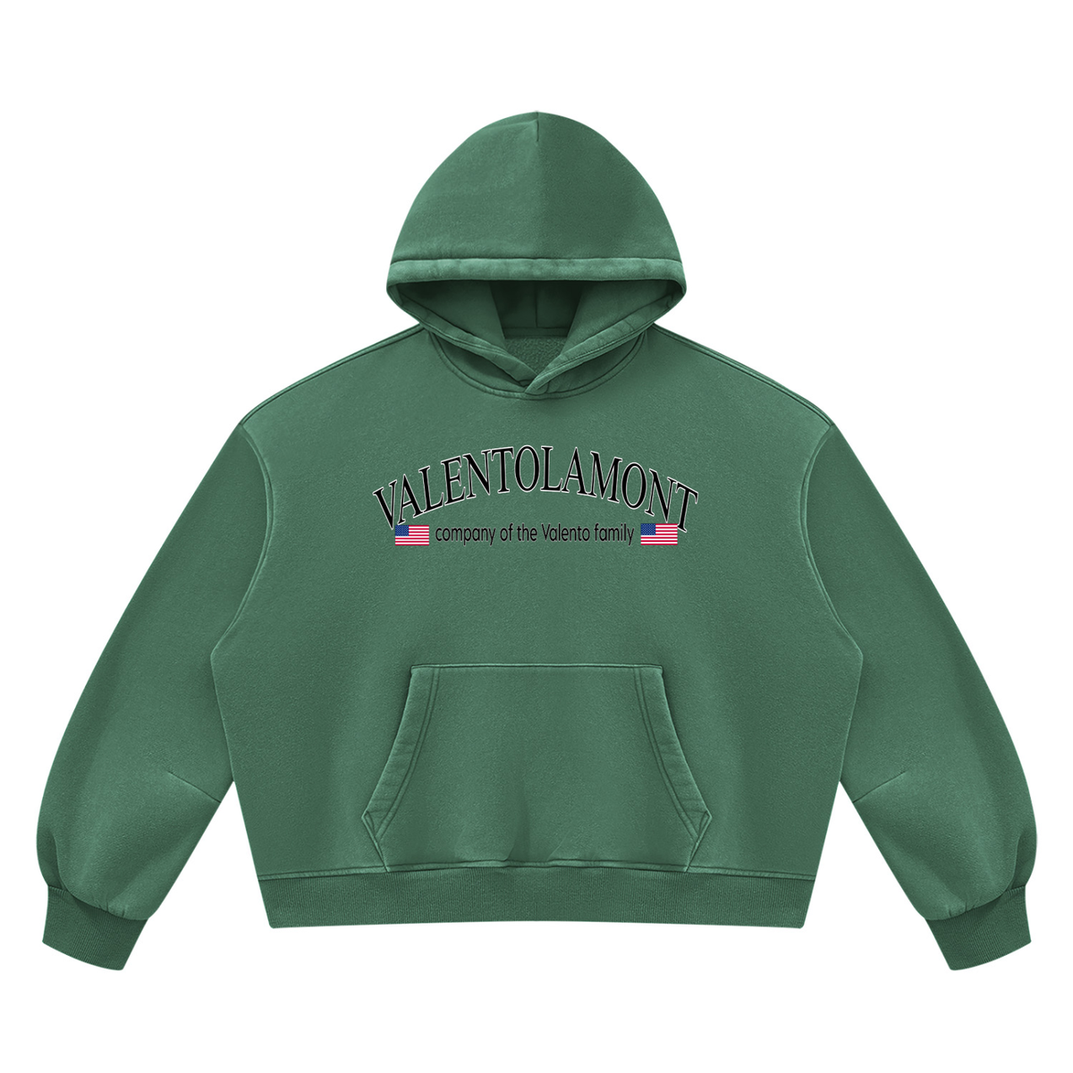 V Wash Boxy Fleece Hoodie