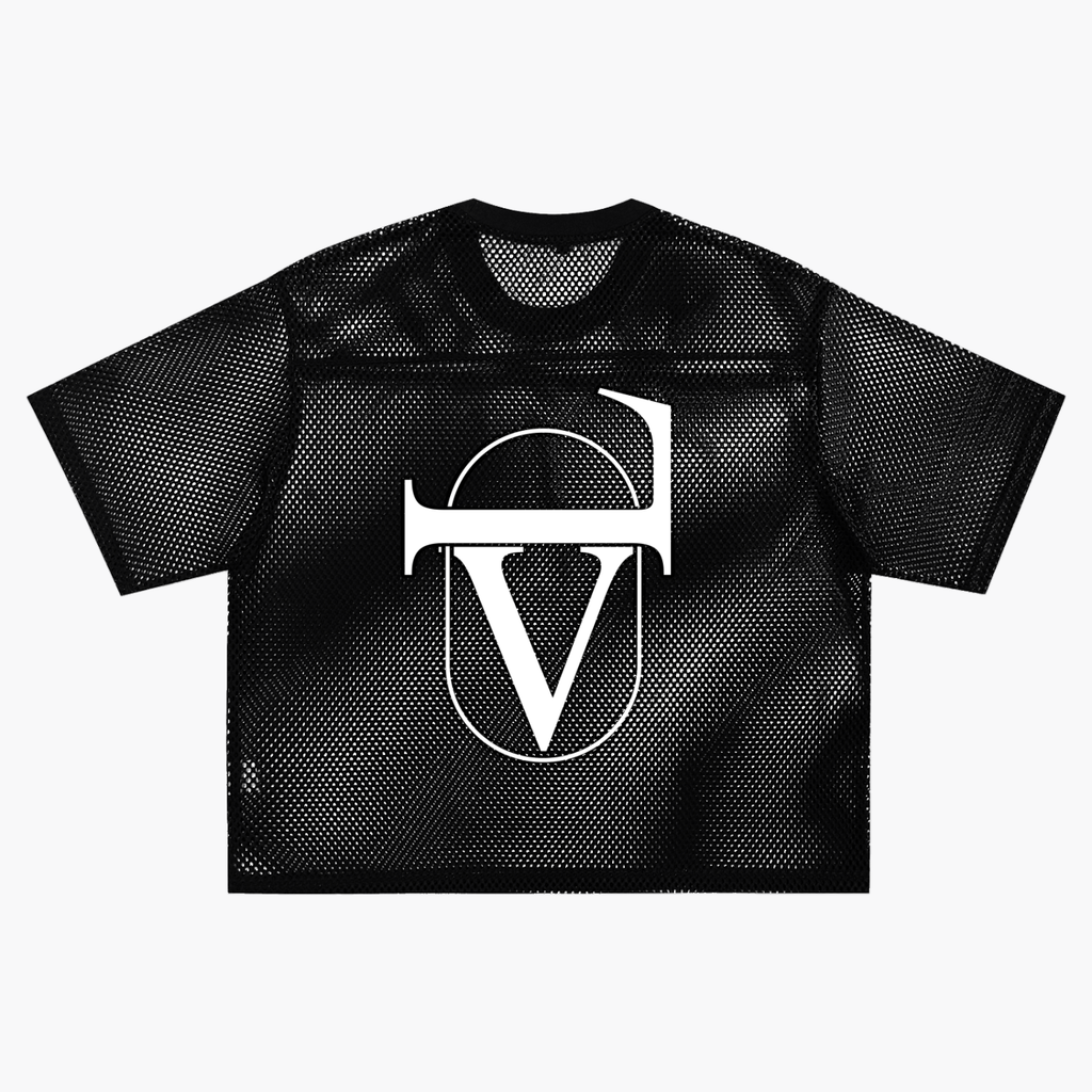 See-through Boxy Net T-shirt