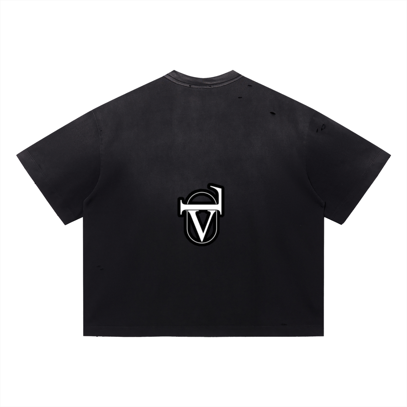 Vintage Washed Distressed Boxy Oversized T-Shirt