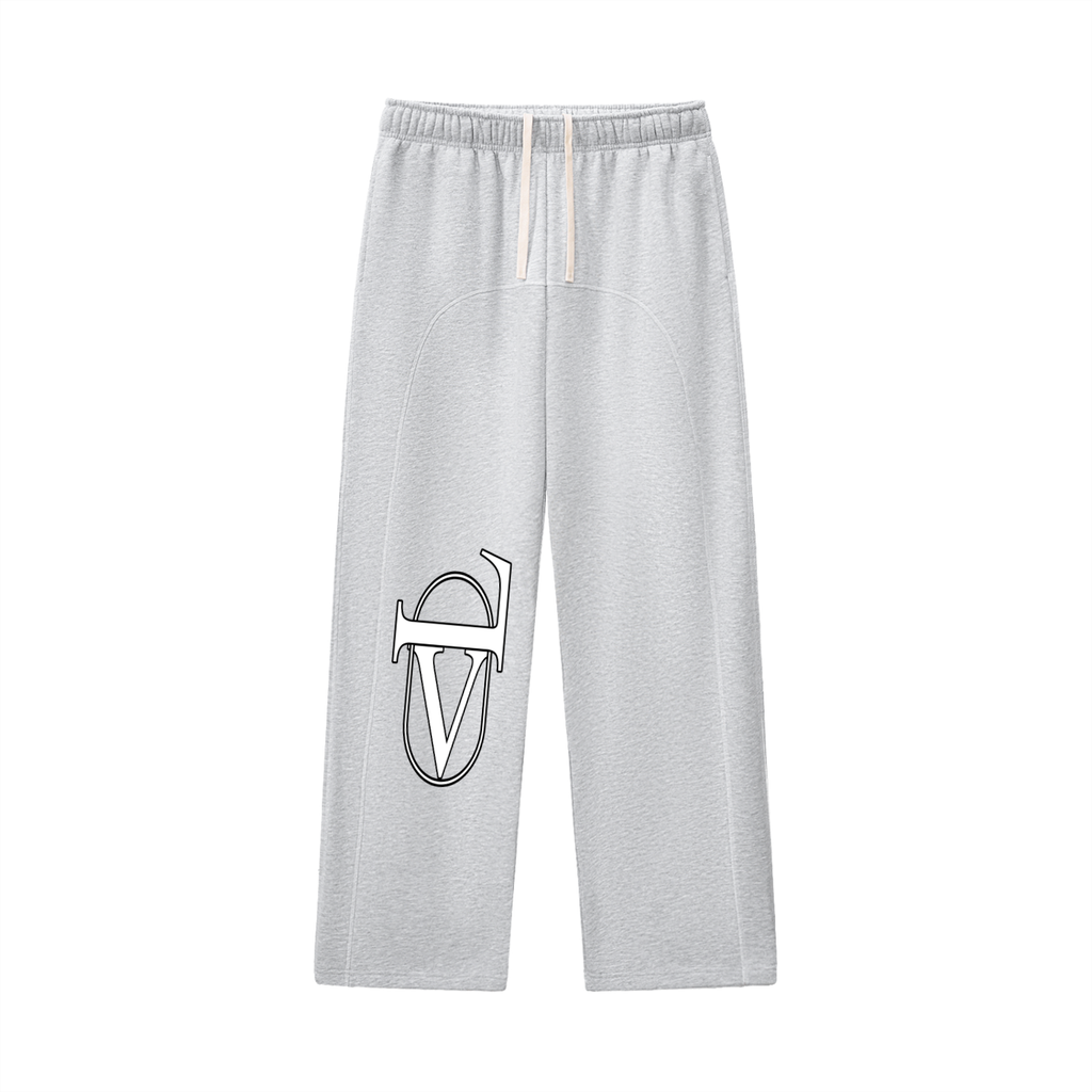 Contrast-Stitched Fleece Sweatpants