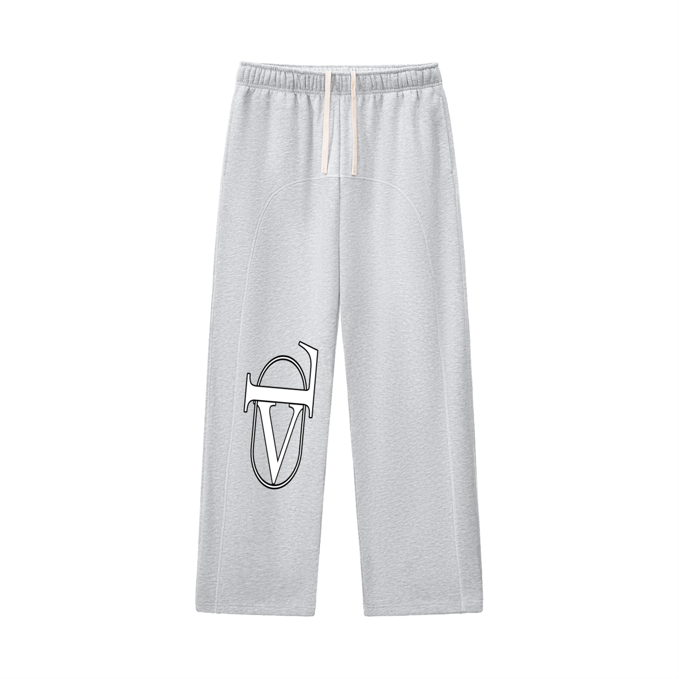 Contrast-Stitched Fleece Sweatpants