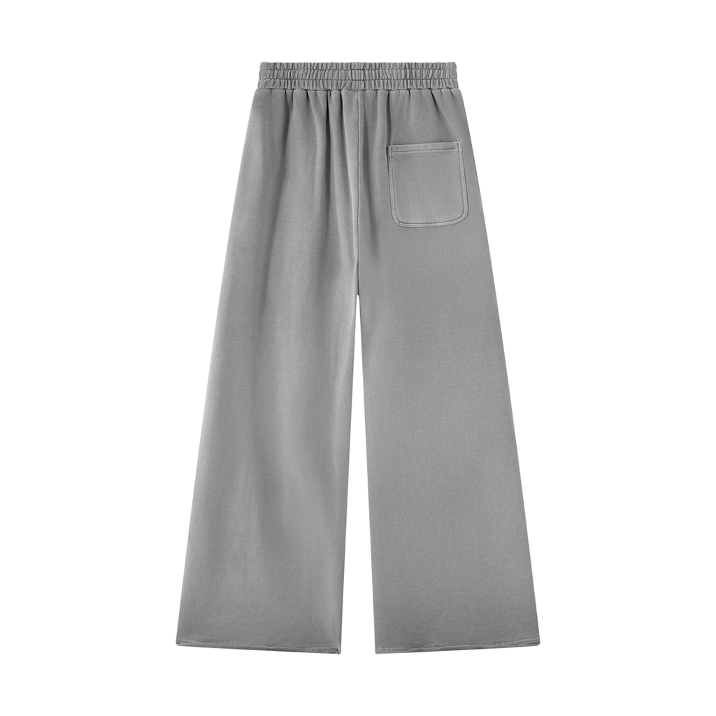 Unisex Vintage Wash Raw Edge Sweatpants